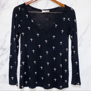 Blu Plant Cross Long Sleeve